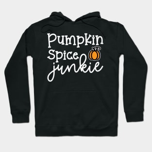 Pumpkin Spice Junkie Fall Autumn Halloween Cute Funny Hoodie